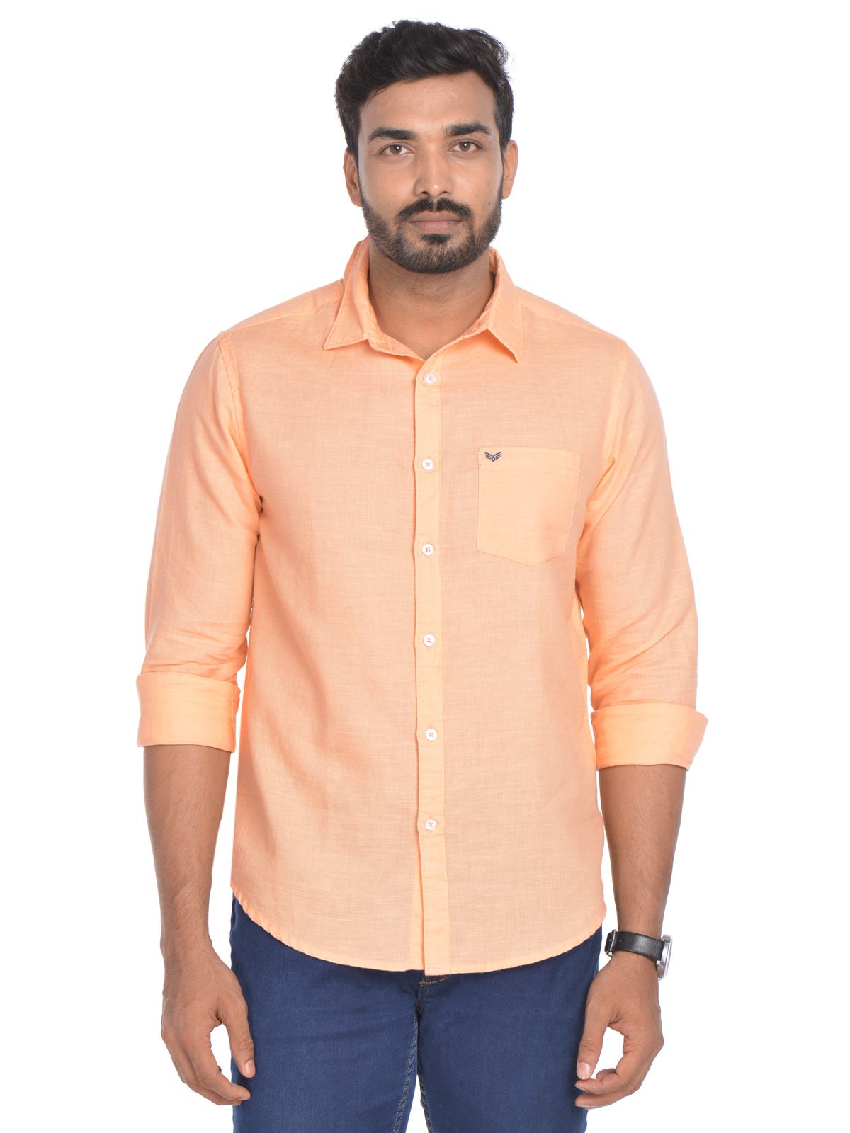Orange Cordillera Slim Fit Shirt – Cordillera Fashions